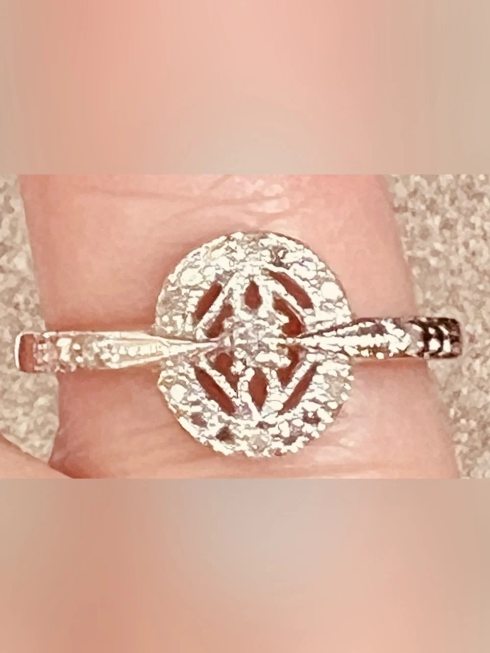 ✨Beautiful Diamond Ring NEW 10K Yellow Gold Cocktail Engagement Wedding Women’s